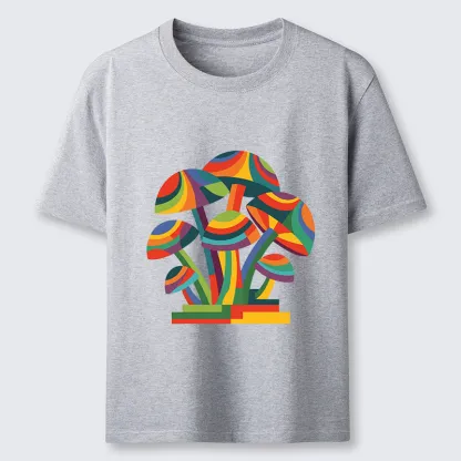 Tokyo-Tiger Colorful Mushroom Art Classic T-Shirt