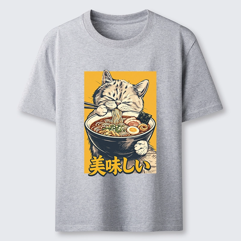 Tokyo-Tiger Cat Eat Ramen Classic T-Shirt