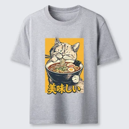 Tokyo-Tiger Cat Eat Ramen Classic T-Shirt