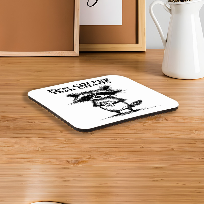 Tokyo-Tiger First Coffee Then Chaos Coaster