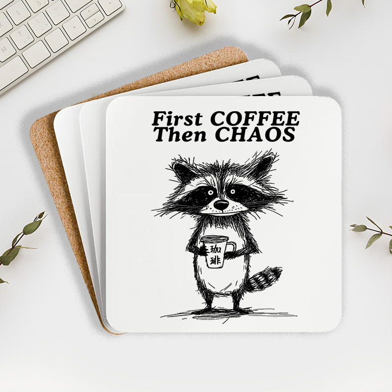 Tokyo-Tiger First Coffee Then Chaos Coaster Sale