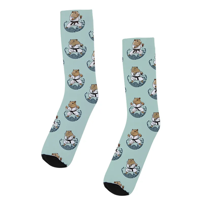 Tokyo-Tiger Funny Karate Capybara Socks
