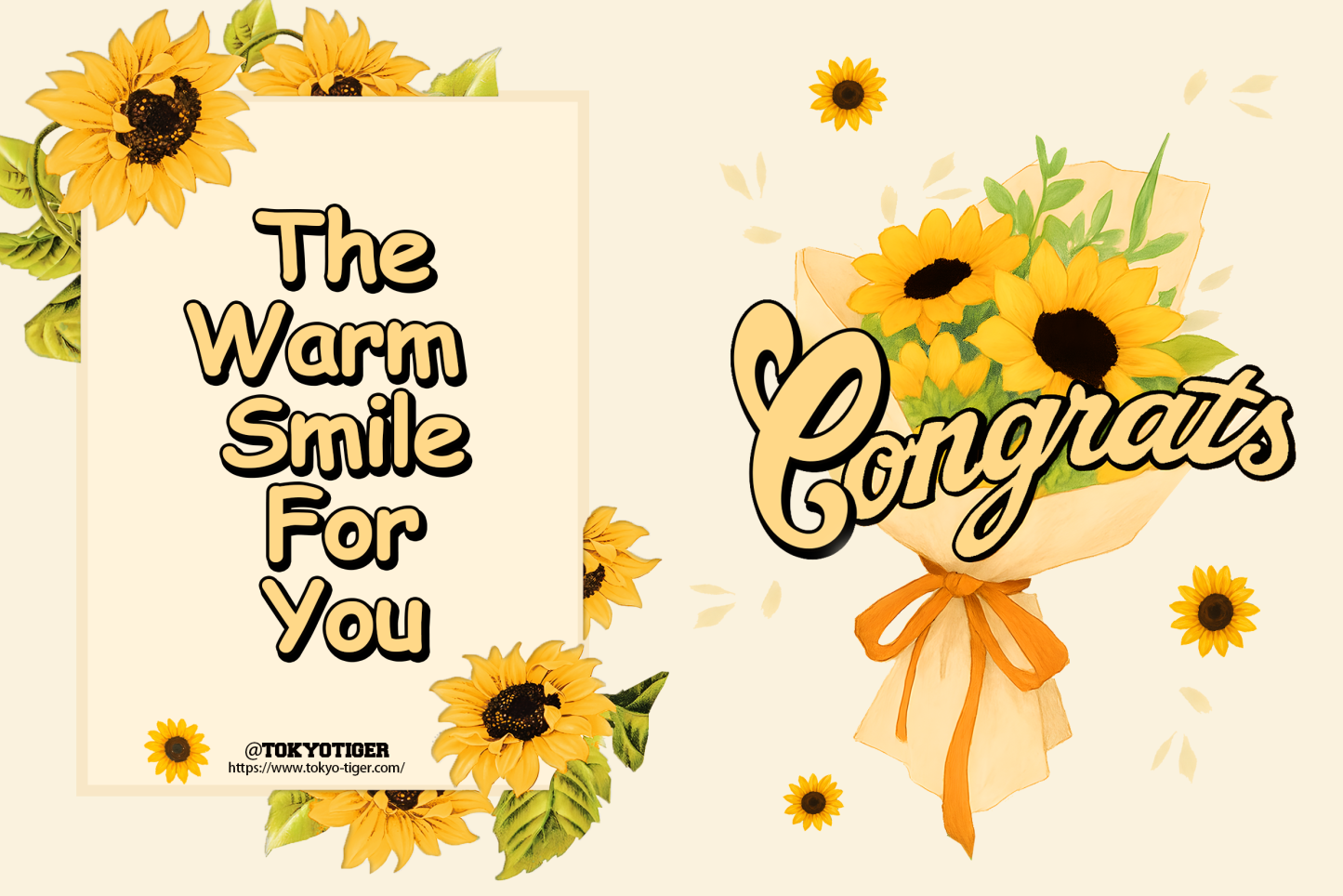 Tokyo-Tiger The Warm Smile For You Card