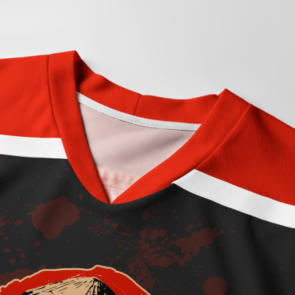 Tokyo-Tiger Ghost Samurai No.30 Long-Sleeve Hockey Jersey