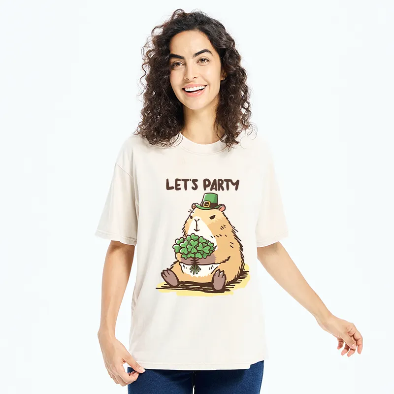 Tokyo-Tiger Mondrian's Cat Washed T-Shirt