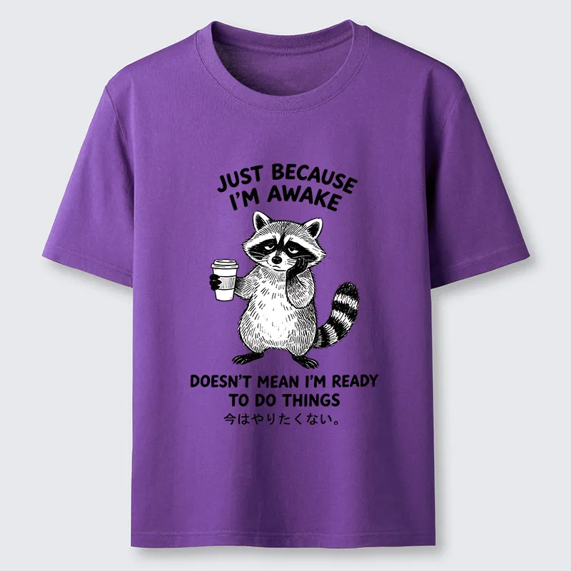 Tokyo-Tiger Tired Raccoon Coffee Classic T-Shirt