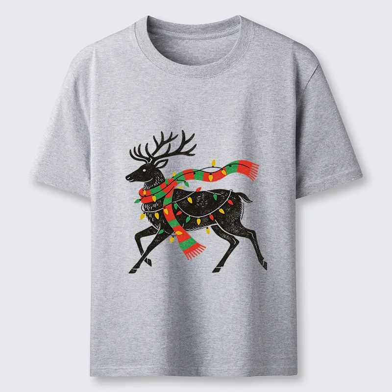 Tokyo-Tiger Christmas Light Reindeer Classic T-Shirt