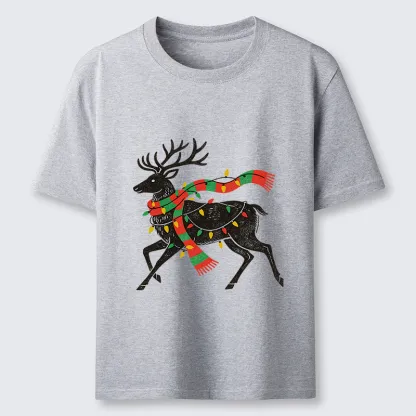 Tokyo-Tiger Christmas Light Reindeer Classic T-Shirt
