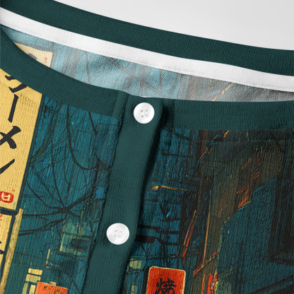 Tokyo-Tiger Retro Japanese Street Scene Women's Lightweight Cardigan