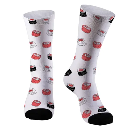 Tokyo-Tiger Sushi Roll Socks