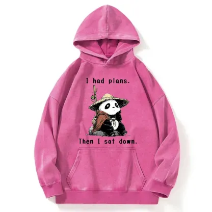 Tokyo-Tiger The Maybe Later Panda Washed Hoodie