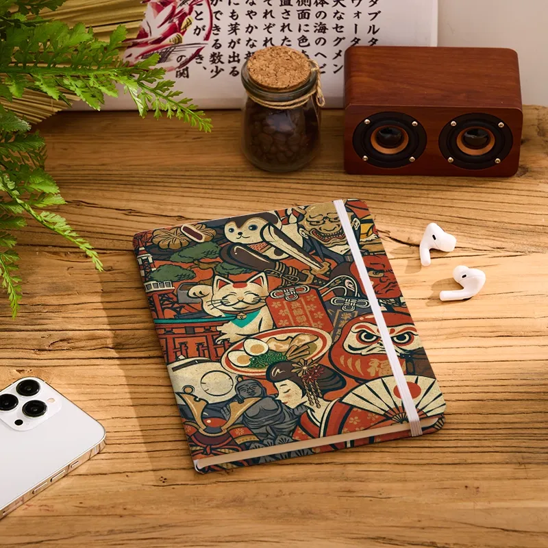 Tokyo-Tiger Japanese Traditional Elements Notebook