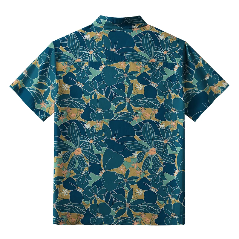 Tokyo-Tiger Blooming Flowers Aloha Hawaiian Shirt