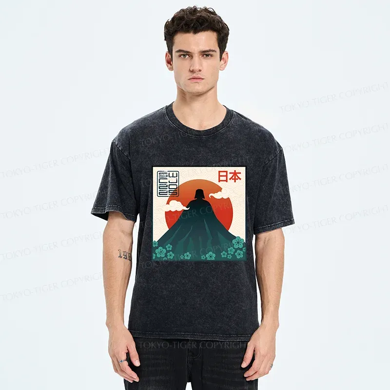 Tokyo-Tiger Fujiwalker Funny Washed T-Shirt