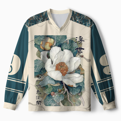 Tokyo-Tiger Ukiyo No Hana Paneled Long Sleeve Jersey