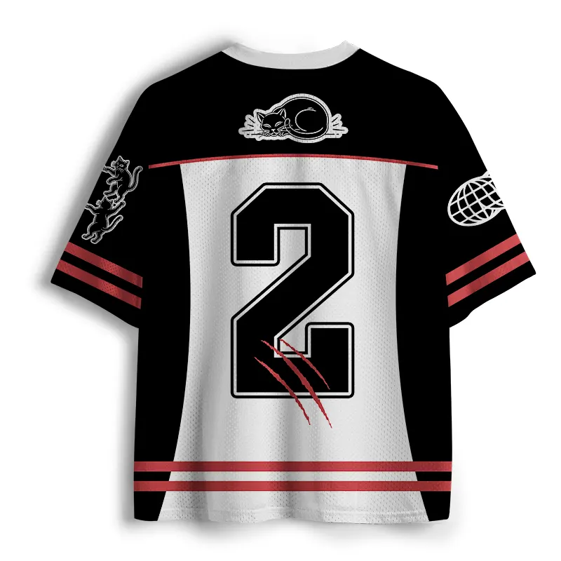 Tokyo-Tiger The Cat Is Watching Today Mesh Jersey