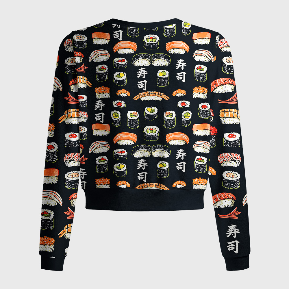 Tokyo-Tiger Delicious Sushi Women's Lightweight Cardigan