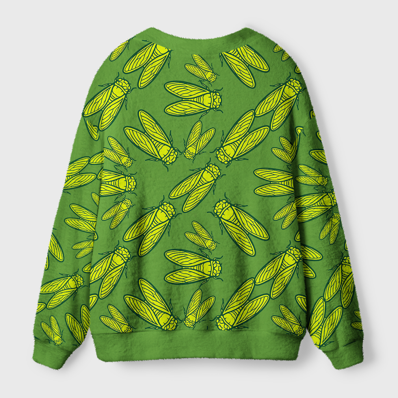 Tokyo-Tiger Cicada Ugly Cardigan Sweater