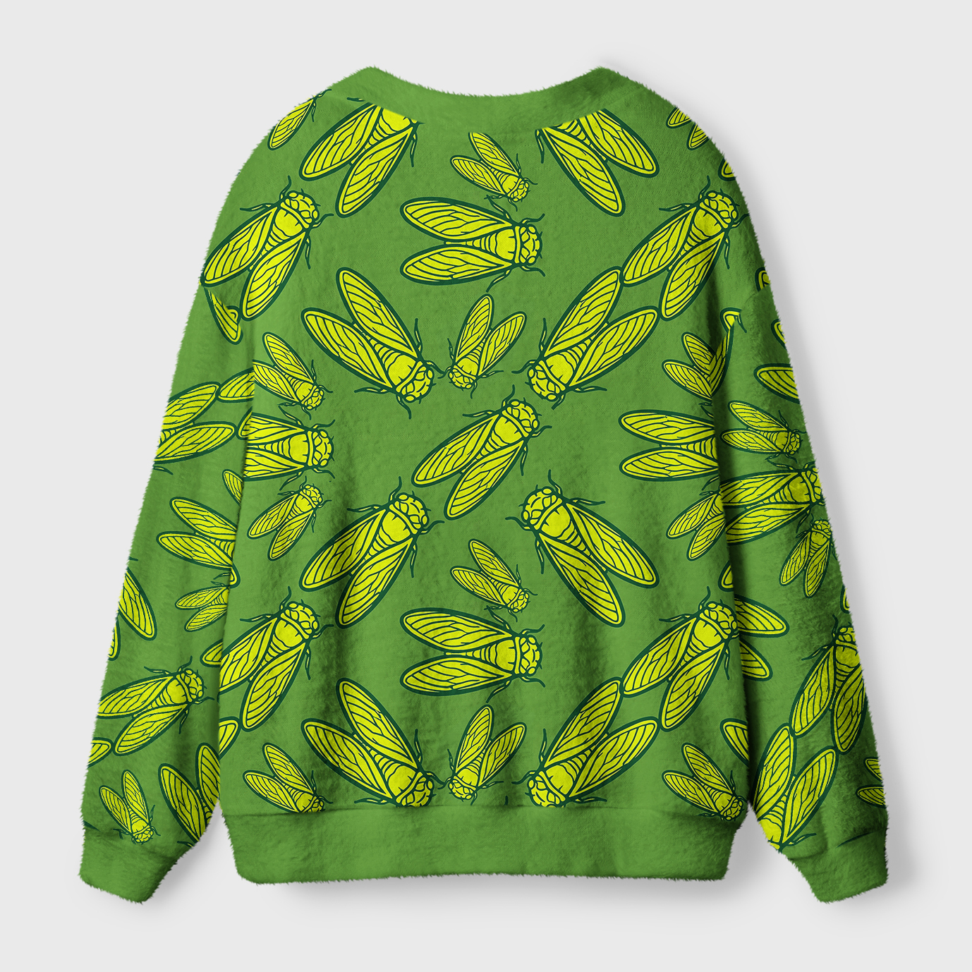 Tokyo-Tiger Cicada Ugly Cardigan Sweater
