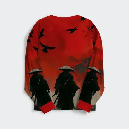 Tokyo-Tiger Blood Night Samurai Family Pajama Sets