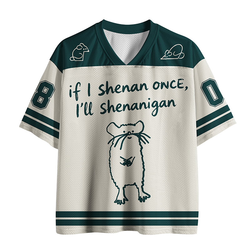 Tokyo-Tiger If I Shenan Once I'll Shenanigan Mesh Jersey