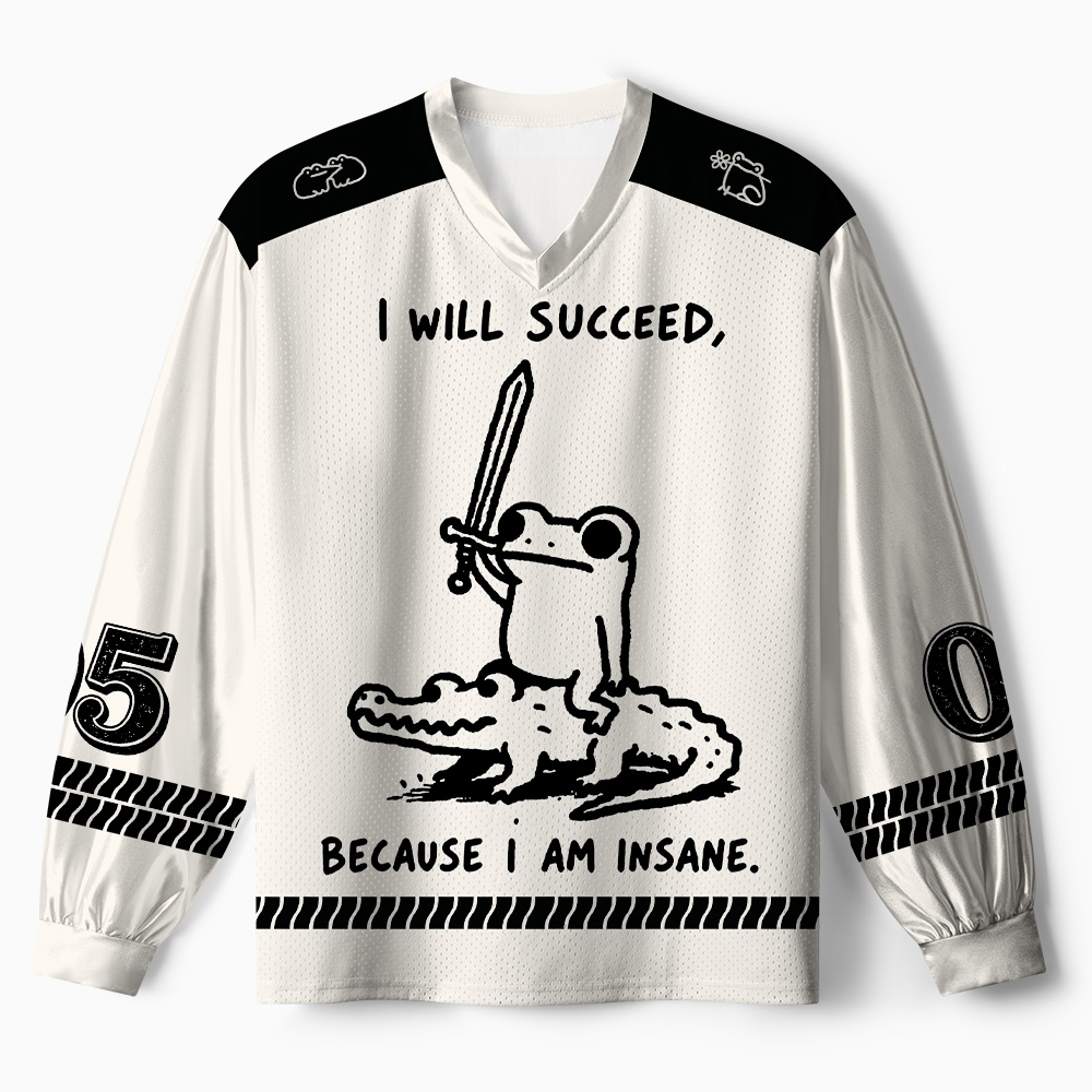 Tokyo-Tiger Warrior Frog Funny Meme Paneled Long Sleeve Jersey