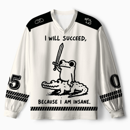 Tokyo-Tiger Warrior Frog Funny Meme Paneled Long Sleeve Jersey