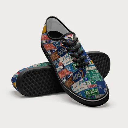 Tokyo-Tiger Japanese Urban Navigation Canvas Shoes