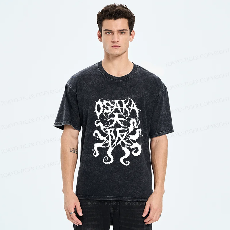 Tokyo-Tiger Vintage Osaka Washed T-Shirt