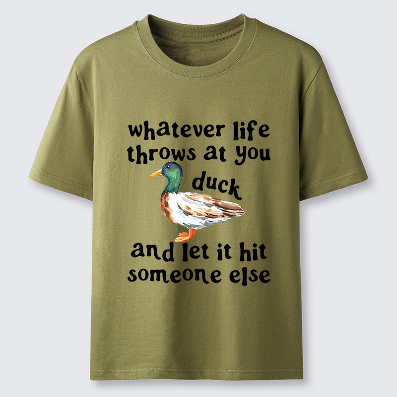 Tokyo-Tiger Funny Duck Life Trouble Meme Classic T-Shirt