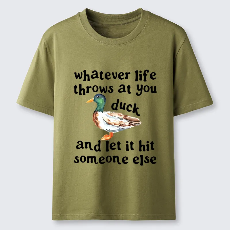 Tokyo-Tiger Funny Duck Life Trouble Meme Classic T-Shirt Sale