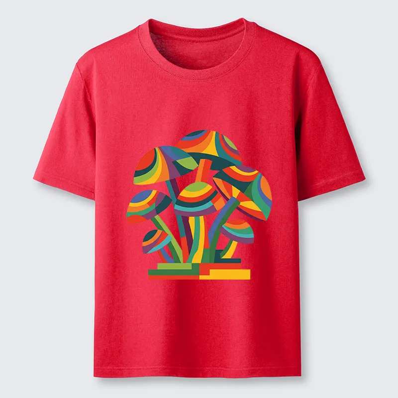 Tokyo-Tiger Colorful Mushroom Art Classic T-Shirt