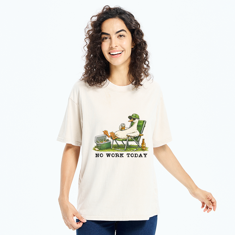 Tokyo-Tiger Resting Duck Washed T-Shirt