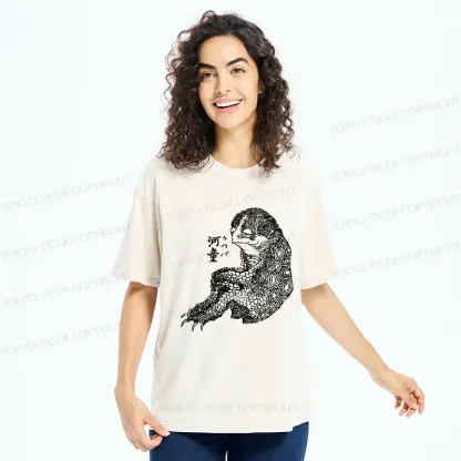 Tokyo-Tiger Japanese Monster Washed T-Shirt