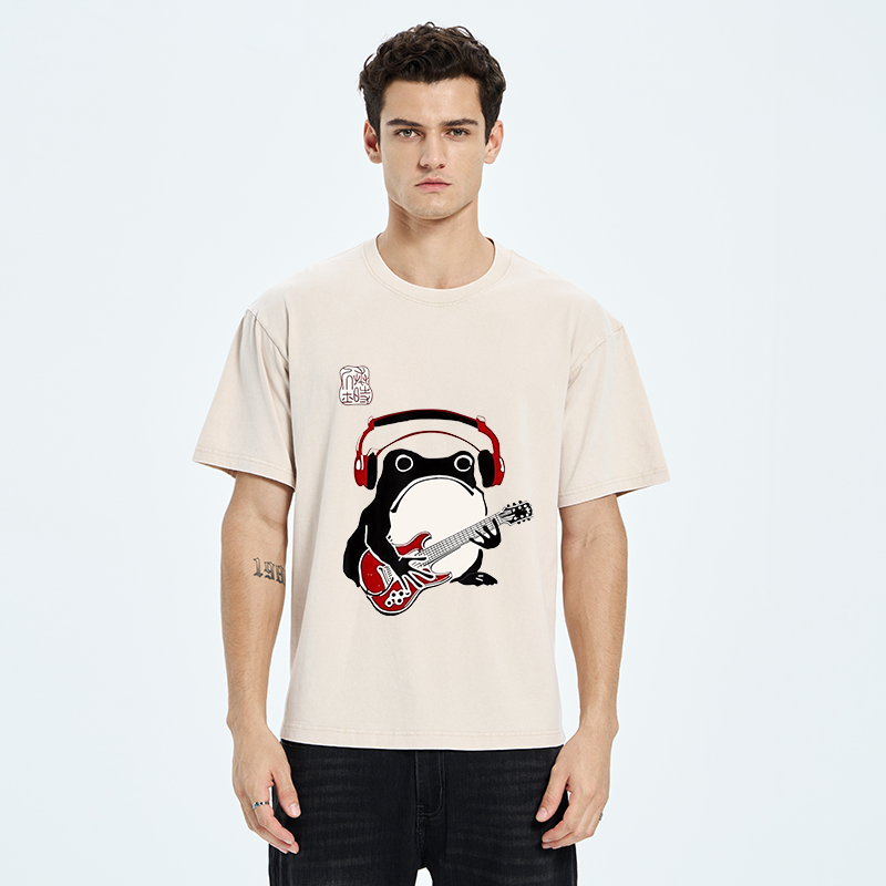 Tokyo-Tiger Rock Frog Washed T-Shirt