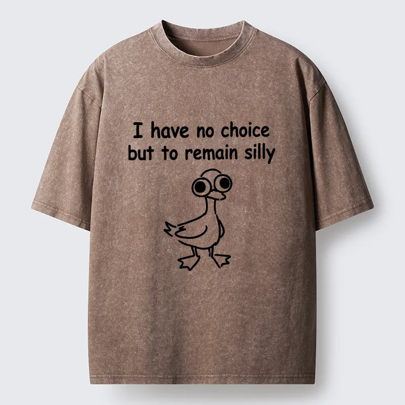 Tokyo-Tiger Cute Silly Goose Meme Washed T-Shirt