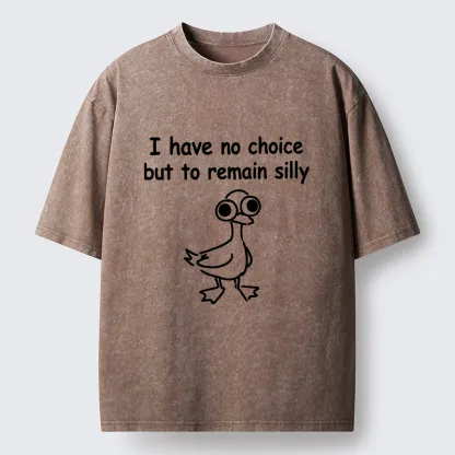 Tokyo-Tiger Cute Silly Goose Meme Washed T-Shirt