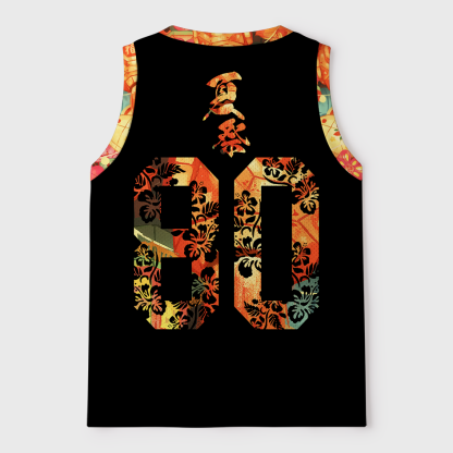 Tokyo-Tiger Natsu Matsuri Night Koi Festival Mesh Tank Top