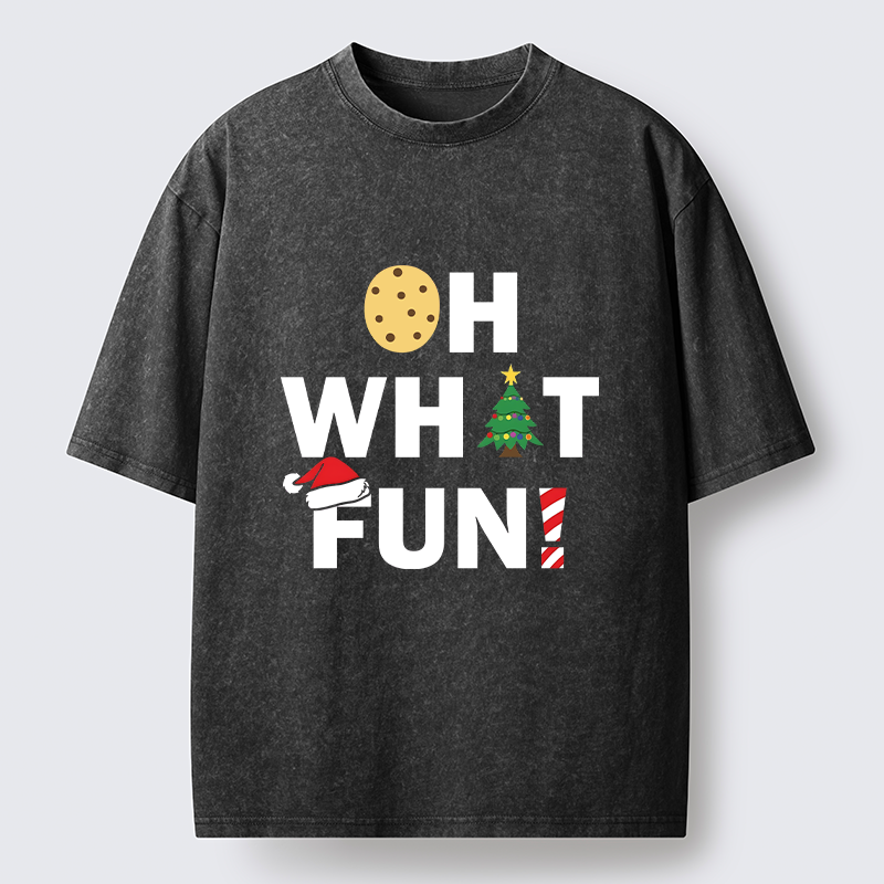 Tokyo-Tiger Christmas Funny Season Vibe Washed T-Shirt