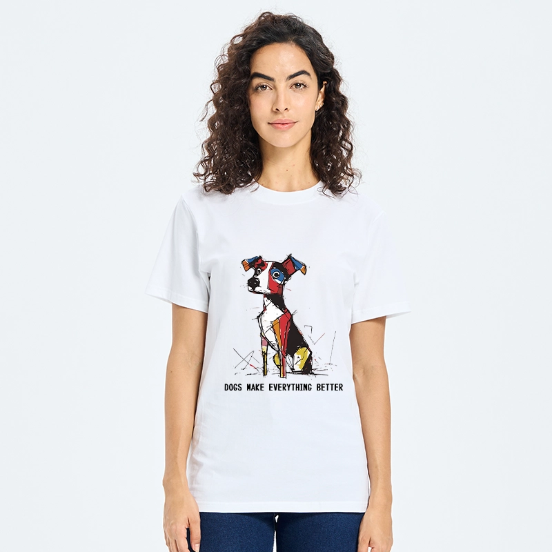 Tokyo-Tiger Colorful Puppy Street Art Graphic Classic T-Shirt