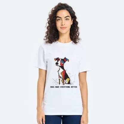 Tokyo-Tiger Colorful Puppy Street Art Graphic Classic T-Shirt