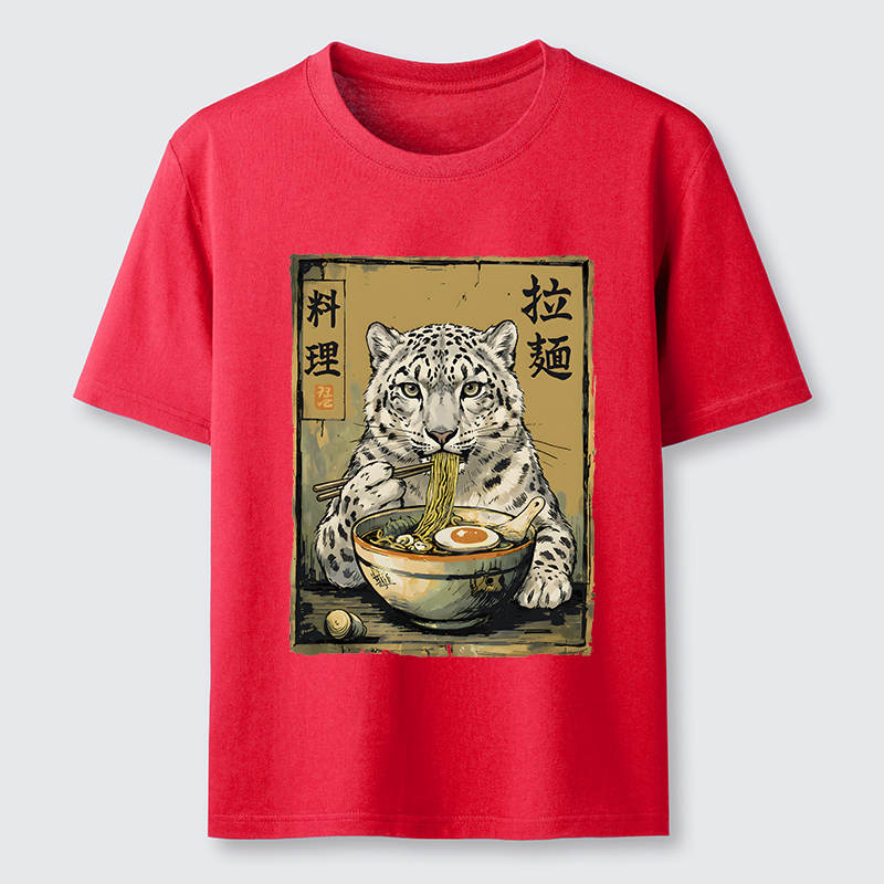 Tokyo-Tiger Ramen Snow Leopard Meme Classic T-Shirt