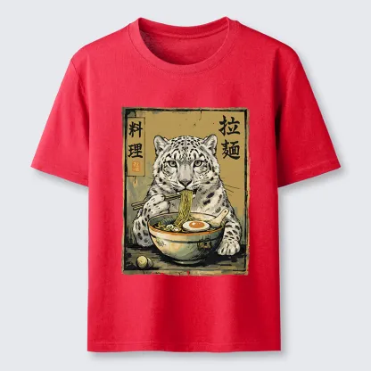 Tokyo-Tiger Ramen Snow Leopard Meme Classic T-Shirt