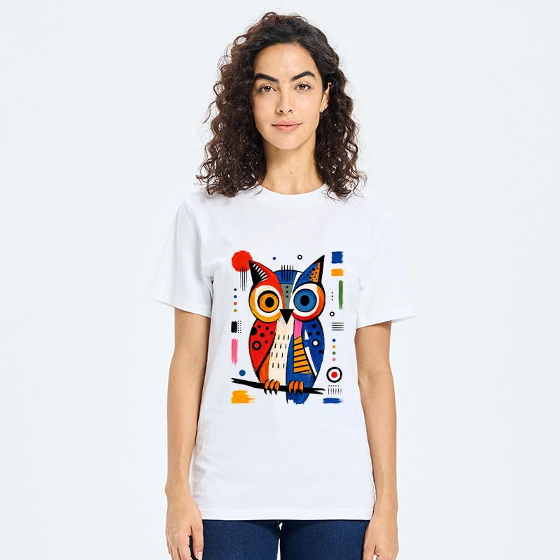 Tokyo-Tiger Abstract Owl Art Classic T-Shirt