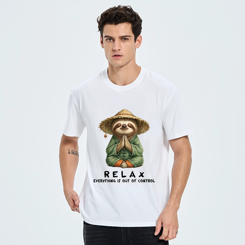 Tokyo-Tiger Zen Relax Sloth Graphic Classic T-Shirt