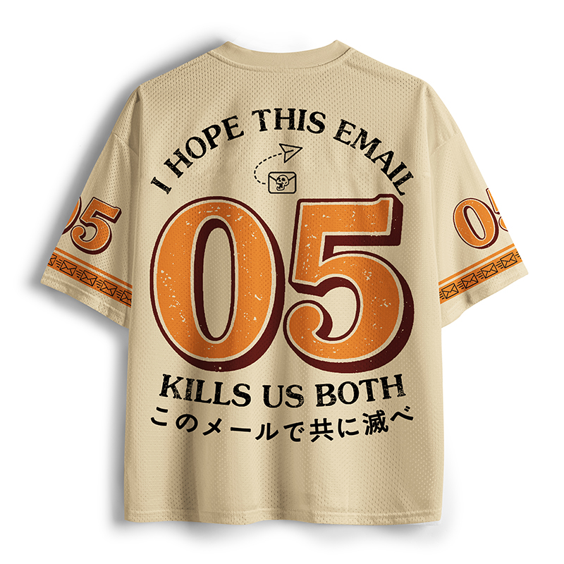 Tokyo-Tiger Impatient Employees Funny Mesh Jersey