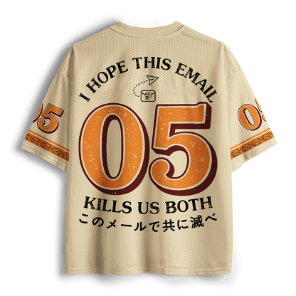 Tokyo-Tiger Impatient Employees Funny Mesh Jersey