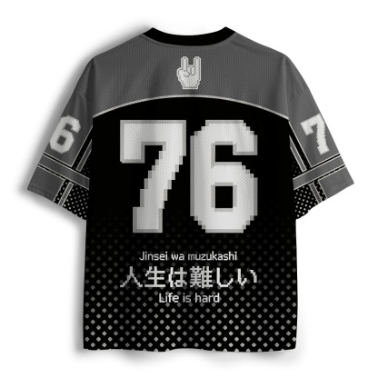 Tokyo-Tiger Life Is Hard Mesh Jersey
