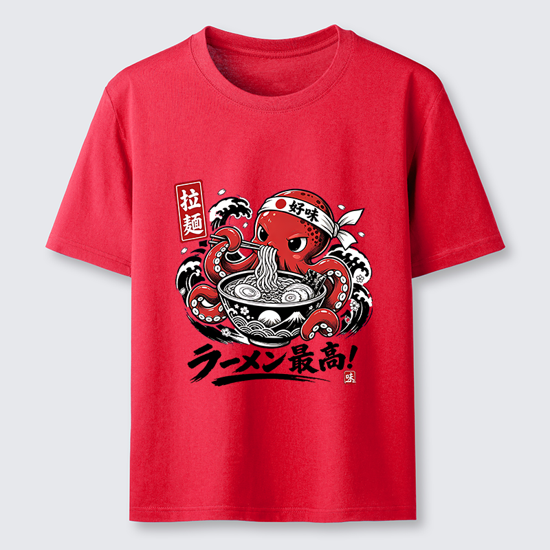 Tokyo-Tiger Octopus Loves Ramen Classic T-Shirt