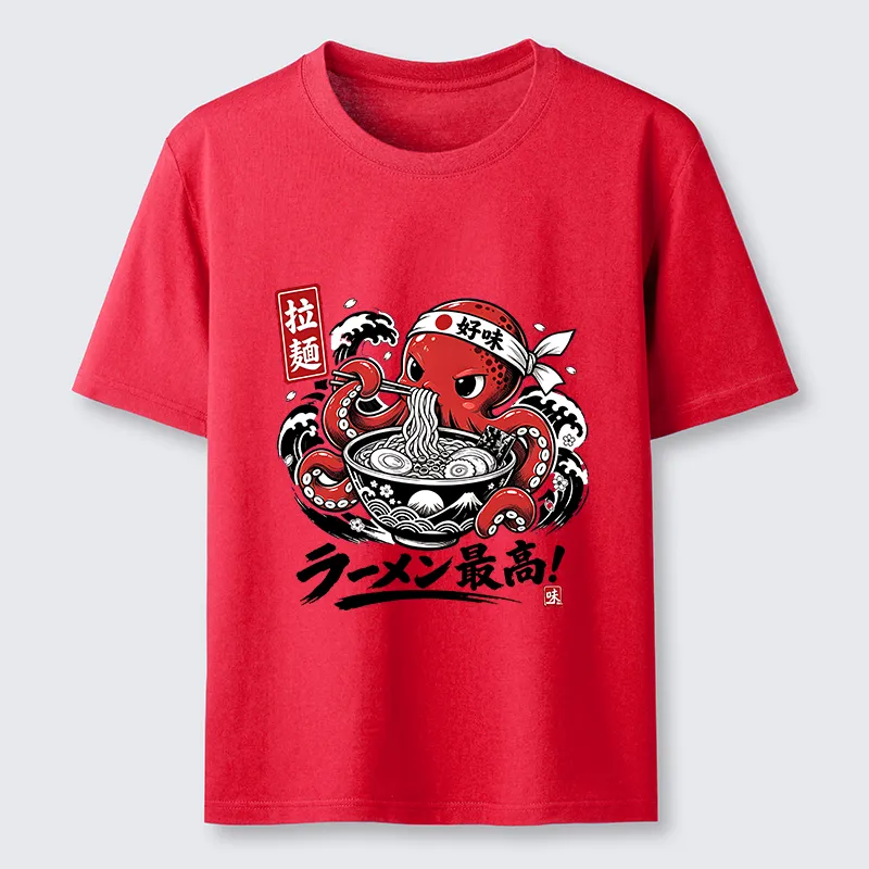 Tokyo-Tiger Octopus Loves Ramen Classic T-Shirt